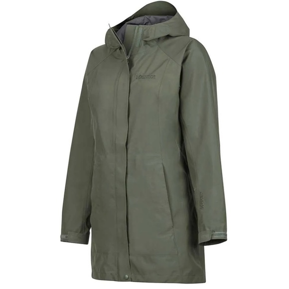 Marmot Green Rain Coat Jacket Essential Gore-Tex Women Size XL Waterproof $230 - Picture 3 of 16